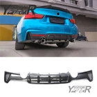 For 2014-2020 Bmw Seiers F32 F33 F36 Sport Rear Diffuser Bumper Carbon Style New. Price: $79.95.