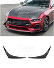 24-UP Ford Mustang Gt Glossy Black Add-on Front Bumper Side Splitter Canards New. Price: $169.98.