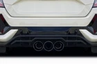 Duraflex Bz Rear Bumper Add Body Kit For 17-21 Honda Civic Typer New. Price: $124.00.