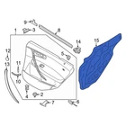 For Bmw X3 2004-2010 51483335027 Rear Left Door Water Deflector New. Price: $93.80.