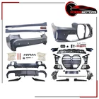 Fits 23-26 G20 M340I Style Front + Rear Bumper Side Skirt W/ Ambient Light New. Price: $1348.99.