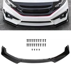 For 2016-2021 Honda Civic Painted Black Front Lips Bumper Protector Splitter New. Price: $44.55.