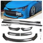 Carbon Fiber Style Front Bumper Lip Kits Side Skirt For Toyota Corolla Us New. Price: $190.94.