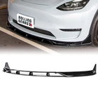 Gloss Black Front Lip Spoiler Compatible With 2020-2024 Tesla Model Y B... New. Price: $235.53.