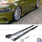 Widebody Side Skirts Panel Splitter Fit For 2015-2023 Dodge Charger Gloss Black New. Price: $119.89.