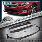 5PC Carbon Look For 2018-2020 Subaru Legacy Front Lip+ Universal Side Skirts New. Price: $127.41.