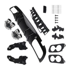 Bumper Diffuser Kit Black For Mercedes C63 C43 2015-2021 Chrome Exhaust Tips New. Price: $218.46.