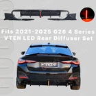 For Bmw G26 Series M440I 21-25 Led Rear Diffuser Bumper Lip W/ Corner Splitter New. Price: $489.99.