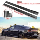 2.2M/86.6'' Side Skirts Rocker Panel Lip Splitter For Dodge Charger Srt Sxt New. Price: $38.75.