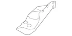 Genuine Honda Fender Apron 04642-S5W-310ZZ New. Price: $45.98.