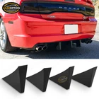 Universal Fit Rear Bumper Lip Lower Diffuser Shark Fins 4PCS Unpainted - Abs New. Price: $29.99.
