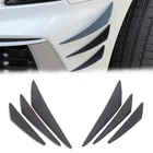 6PCS Universal Front Bumper Canards Carbon Fiber Black New. Price: $17.66.