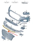 New Audi A3 Sportback Front Bumper Lower Spoiler 8Y0807110GRU. Price: $129.09.