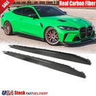 For Bmw G82 G83 M4 2021-2025 Real Carbon Fiber Side Skirt Extension Lip Spoiler New. Price: $436.05.