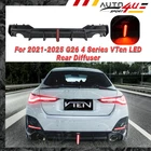 Single Exhaust Rear Diffuser Bumper Lip Spoiler Fits 21-25 Bmw G26 Series 430I New. Price: $429.99.