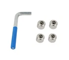 Kentrol 30711 Polished Silver Oem Anti-theft Door Nuts 97-06 Wrangler Tj New. Price: $31.99.