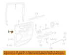 Chrysler Oem 07-23 1500 Rear Interior Trim-door Panel Screw 6508450AA New. Price: $31.77.