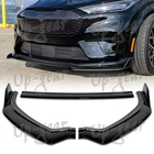 2021-2025 Ford Mustang Mach-e Gt Painted Black Front Bumper Lip Body Spoiler New. Price: $75.50.