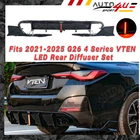 For 21-25 Bmw G26 M440I Dual Exhaust Outlets Rear Diffuser W/ Corner New. Price: $489.99.