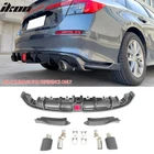 Fits 22-26 Civic Ex/touring/si Rear Aprons+diffuser W/led+tip Carbon Fiber Print New. Price: $169.99.