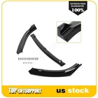 For 2014-2018 Mazda 6 Gloss Black Front Bumper Body Kit Spoiler Lip 3PC New. Price: $43.99.