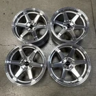 Used 17X9 Vors TR37 5X114.3 30 73.1 Silver Machined Wheels SET-4. Price: $549.00.