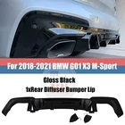 For 2018-2021 Bmw G01 X3 M40I M-sport Rear Diffuser Bumper Lip Glossy Black New. Price: $123.12.