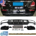 Rear Bumper Diffuser Splitter Carbon Look For Mercedes-benz W213 E63 Style 16-20 New. Price: $234.98.