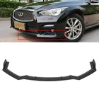 Bright Black For 2018-2020 Infiniti Q50 Sport Front Bumper Lip Spoiler Splitter New. Price: $46.18.