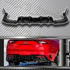 Carbon Fiber Rear Bumper Diffuser Lip +led Smoke Light For 2018-2021 Kia Stinger New. Price: $682.99.
