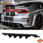 For 2020-2023 Dodge Charger Srt Widebody Matte Black Rear Bumper Diffuser Lip New. Price: $228.87.