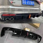 Rear Bumper Diffuser Lip Spoiler Gloss Black For Audi A4 S4 B10 2020-2024 New. Price: $285.68.