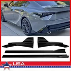 Gloss Rear Bumper Lip Spoiler Side Skirt Extension For 21-23 Lexus IS350 F-sport New. Price: $87.00.