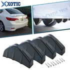 Shark Fins 4 Wing Car Rear Bumper Lip Diffuser Splitter Spoiler Universal Black New. Price: $12.99.