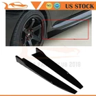 2PCS Universal Glossy Black Side Skirt Rocker Splitters Winglet Diffuser 31" New. Price: $36.31.