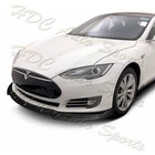 For 12-16 Tesla Model Stp-style Matt Black Front Bumper Splitter Spoiler Lip New. Price: $74.99.