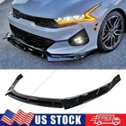 For 2021-2024 Kia K5 Glossy Black 4PCS Style Front Bumper Lip Splitter Kit New. Price: $59.99.