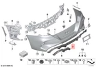 Genuine Bmw F91 F92 F93 M8 Trim Panel Bumper Rear Bottom 51128074869 New. Price: $877.42.
