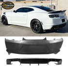 Fits 19-24 Chevy Camaro Oe Style Rear Bumper Cover Bodykit W/ Gloss Diffuser Lip New. Price: $650.99.