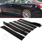 6PC Universal Black Extension Side Skirt Rocker Splitters 86" 4" Body Kits New. Price: $47.09.