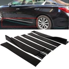 6PC Universal Black Extension Side Skirt Rocker Splitters 86"X 4"BODY Kits New. Price: $47.19.