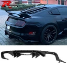 Fits 15-17 Ford Mustang Rear Bumper Lip Diffuser Matte Black Speed Style 4PCS Pp New. Price: $139.99.