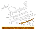 Gm Oem 18-23 Terrain Rear Bumper Components-lower Panel 84341012 New. Price: $223.88.