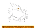 Chrysler Oem 05-17 200 Rear Door Lock Hardware-handle, Outside Screw 6508074AA New. Price: $19.70.