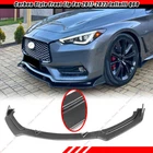 Carbon Style For 2017-2022 Infiniti Q60 Front Bumper Lip Splitter Spoiler 3PCS New. Price: $56.99.