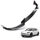 Carbon Look For 2020-24 Tesla Model V Style Winglet Front Bumper Lip Splitter New. Price: $77.51.