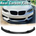 For Bmw F22 M-sport M235I M240I 2013-2021 Real Carbon Front Bumper Lip Splitters New. Price: $379.05.