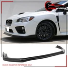 Fits 15-21 Subaru Wrx/wrx Sti Cs Style Front Bumper Lip Gloss Black Spoiler 3PC New. Price: $45.99.