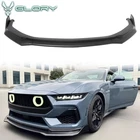 Fits 24-26 Ford Mustang Front Bumper Lip Spoiler Matte Black Lower Splitter 3PC New. Price: $83.99.