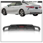 For Toyota Camry 2018-2021 Rear Bumper Spoiler Lower Diffuser W/led Light Black New. Price: $76.90.